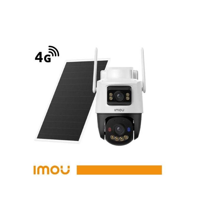 Imou Telecamera AOV Doppia Ottica 5MP+5MP a batteria Wi-Fi + 4G