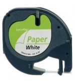 BK-White 12mmX4m for DYMO-Letratag 2000,LT100H,QX50S0721520