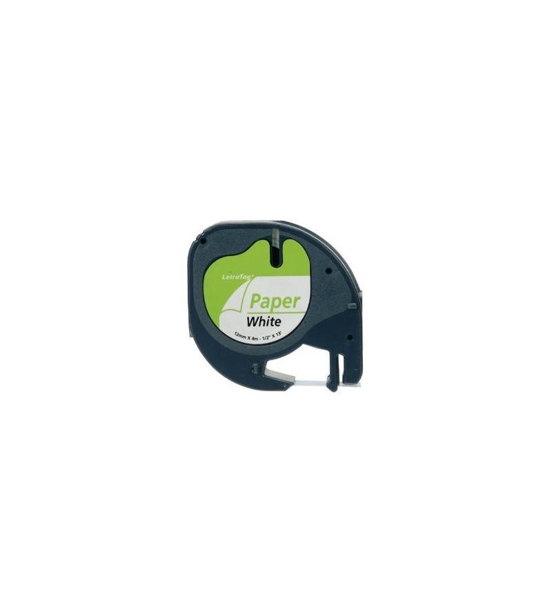 BK-White 12mmX4m for DYMO-Letratag 2000,LT100H,QX50S0721520