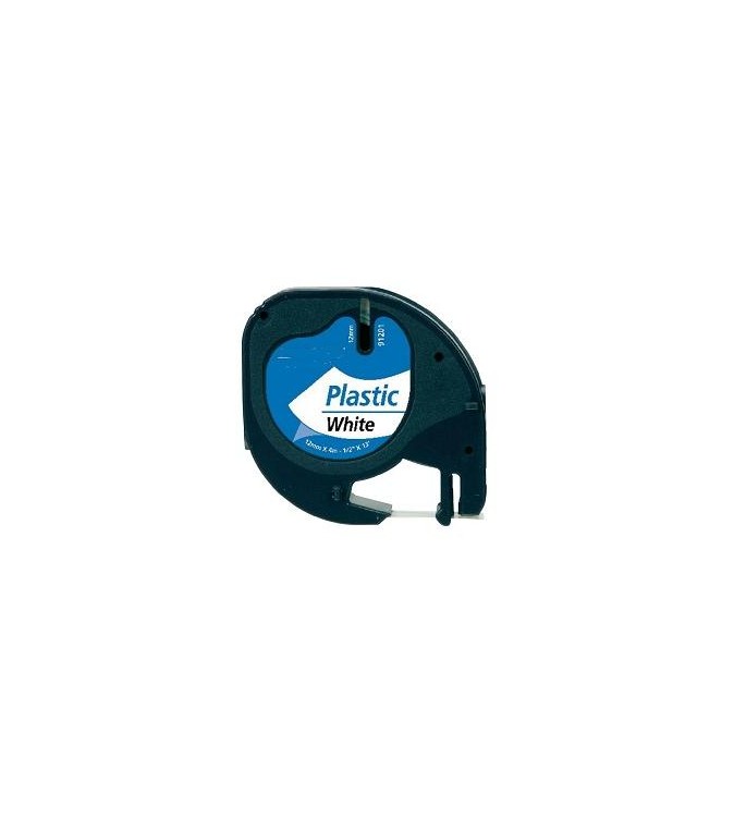BK-White 12mmX4m Plastica for Dymo 2000,LT100H,QX50S0721660