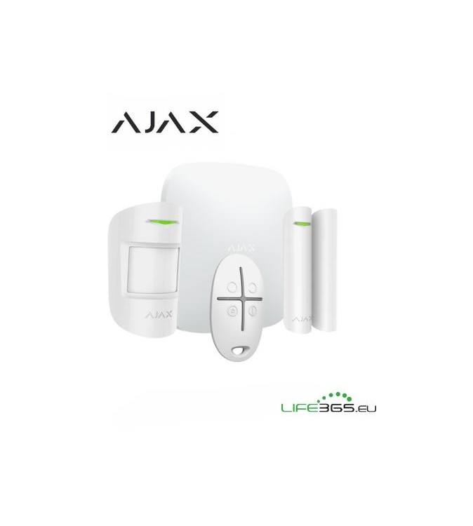 Ajax Kit di base 4G (StarterKit 4G) bianco + SIM AJAX DA ATTIVARE INCLUSA