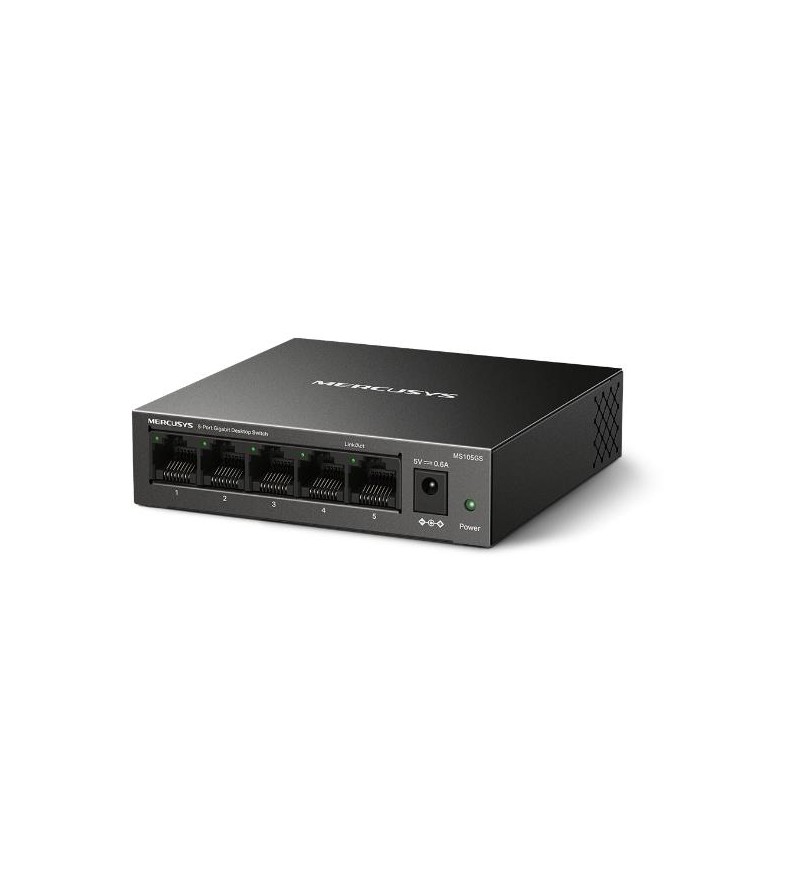 Switch 5-Porte Metallo 10/100/1000Mbps - Mercusys MS105GS