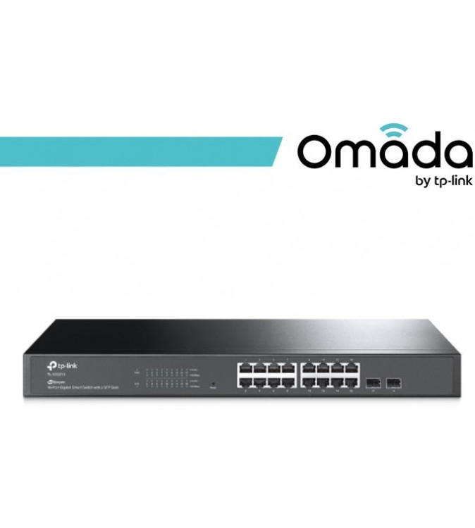 Omada Switch Smart 16 Porte Gigabit + 2 slot SFP - SG2218