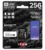 GoodRAM microSD IRDM 256GB UHS I U3 A2 + adapter - IR-M2AA-2560R12
