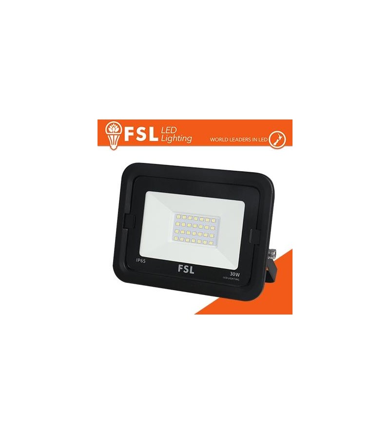 Proiettore per esterni Nero 30W - IP65 115° 6500K