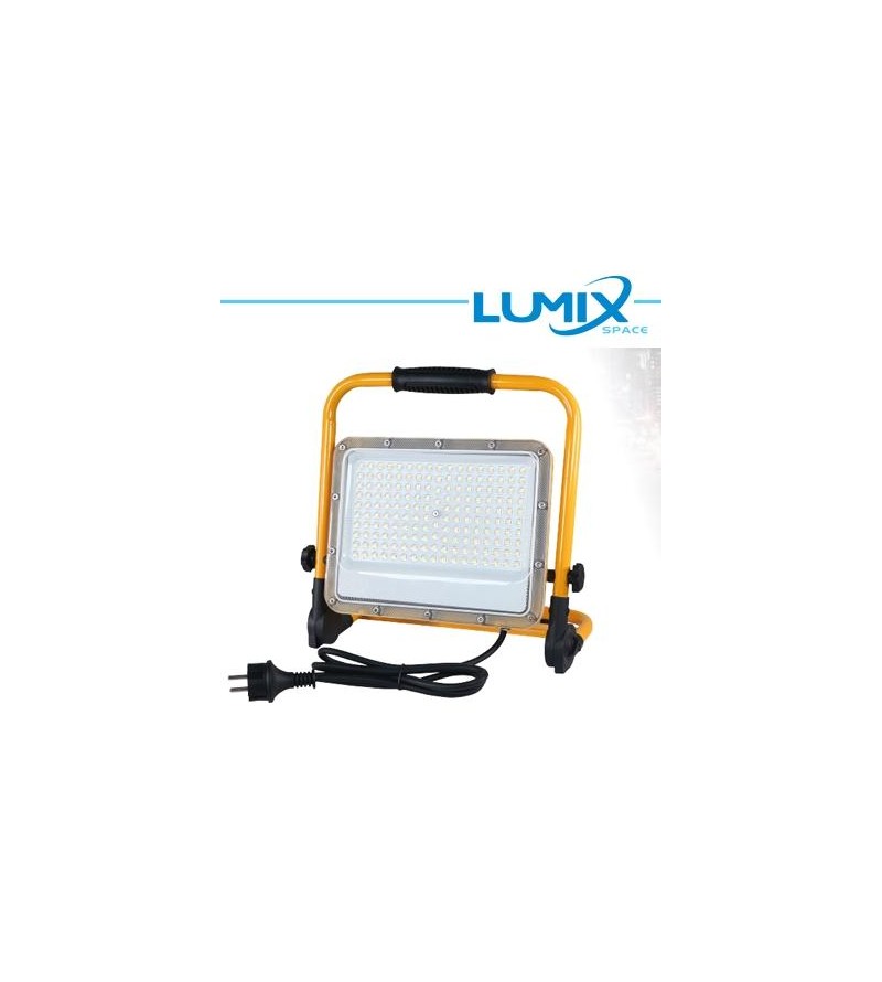 Faretto LED da lavoro 100W - 10.000lm IP65 - cavo 2m
