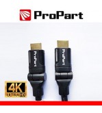Cavo HDMI 2.0 High Speed 4K 3D Ether conn. 360° 3m SP-SP NER