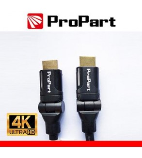 Cavo HDMI 2.0 High Speed 4K 3D Ether conn. 360° 3m SP-SP NER