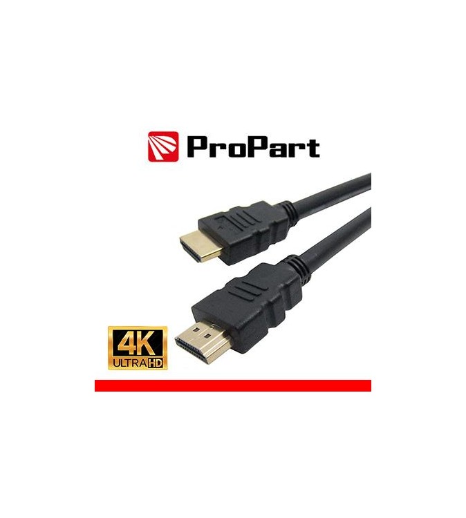 Cavo HDMI 2.0 High Speed 4K 3D con Ethernet 3m SP-SP NERO