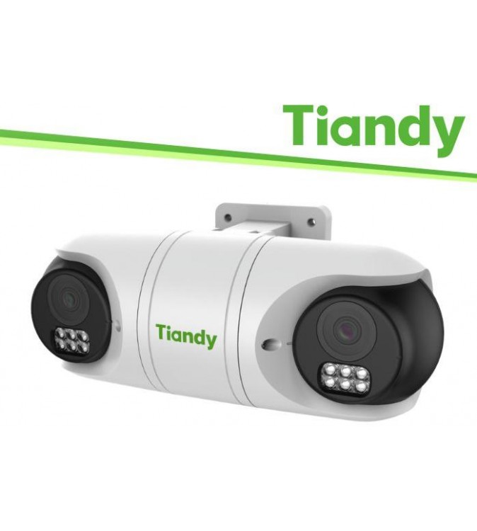 Tiandy Telecamera Double Turret Spark 2MP 2.8mm, PoE, 0.02Lux, IP67 - TC-C32RN