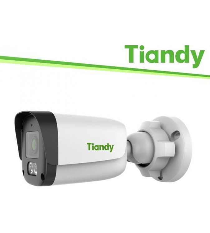 Tiandy Telecamera Bullet Super Lite 4MP 2.8mm, PoE, Whitelight, IP66 - TC-C34QN