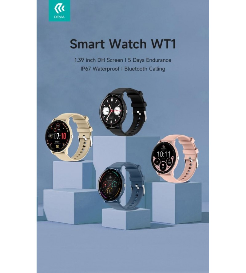 DEVIA Smart Watch modello WT1 APP DaFit Blu