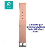 Cinturino per smartwatch Devia Serie WT1 / Pro1 Rosa
