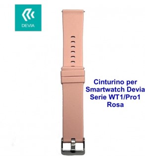 Cinturino per smartwatch Devia Serie WT1 / Pro1 Rosa