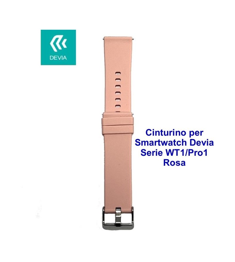 Cinturino per smartwatch Devia Serie WT1 / Pro1 Rosa