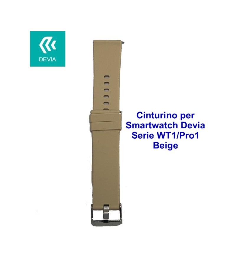 Cinturino per smartwatch Devia Serie WT1 / Pro1 Beige