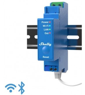 Shelly Pro 1 - IP Smart Relay contatto pulito DIN 1ch. LAN/WiFi/BT