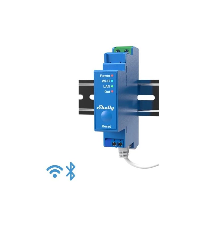 Shelly Pro 1 - IP Smart Relay contatto pulito DIN 1ch. LAN/WiFi/BT