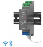 Shelly Pro 2 - IP Smart Relay contatto pulito DIN 2ch. LAN/WiFi/BT