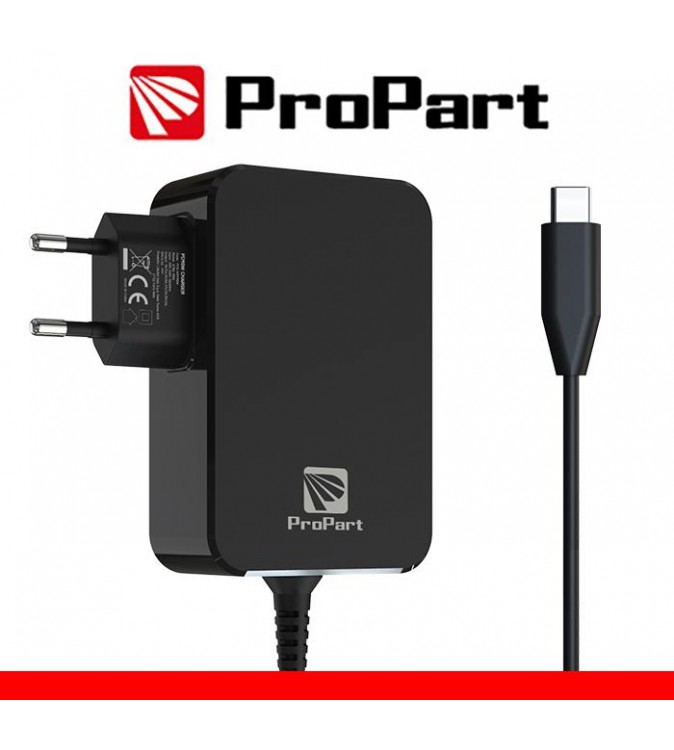 Alimentatore Propart GaN Type C 90W nero
