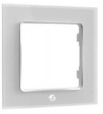 Shelly Wall Frame 1 - Placca da parete bianca compatibile Legrand