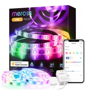 Meross Striscia LED RGBW Smart Wi-Fi 10m (2x5m) - Apple HomeKit