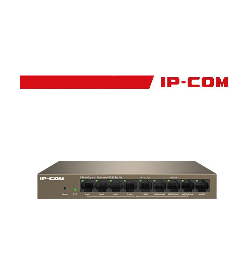 IP-COM Router/AP Controller - 9 porte Cloud Managed PoE, max 4 WAN | M20-8G-PoE