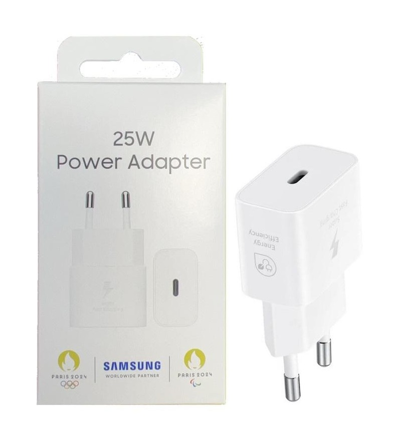 Caricabatteria Originale Samsung EP-T2510NWE 25W Bianco