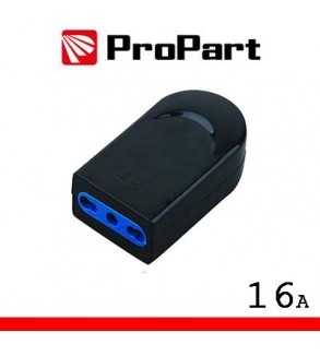 Presa 10/16A 2P+T nera polybag