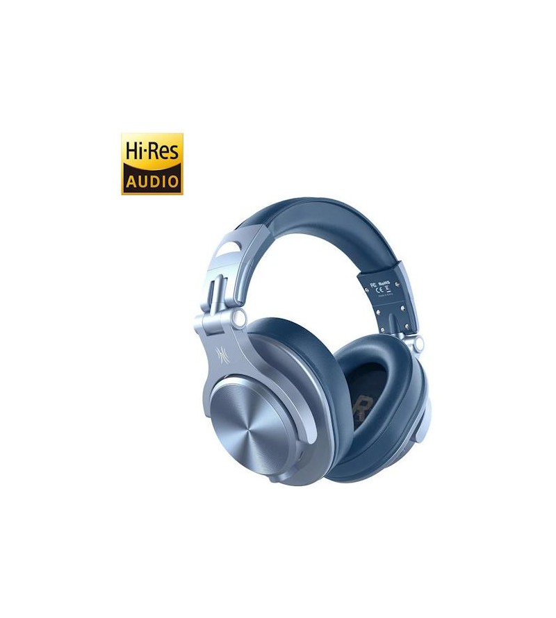 OneOdio Fusion A70 Hi-Res Cuffie DJ Wireless, Cavo e Microfono Sky Blue