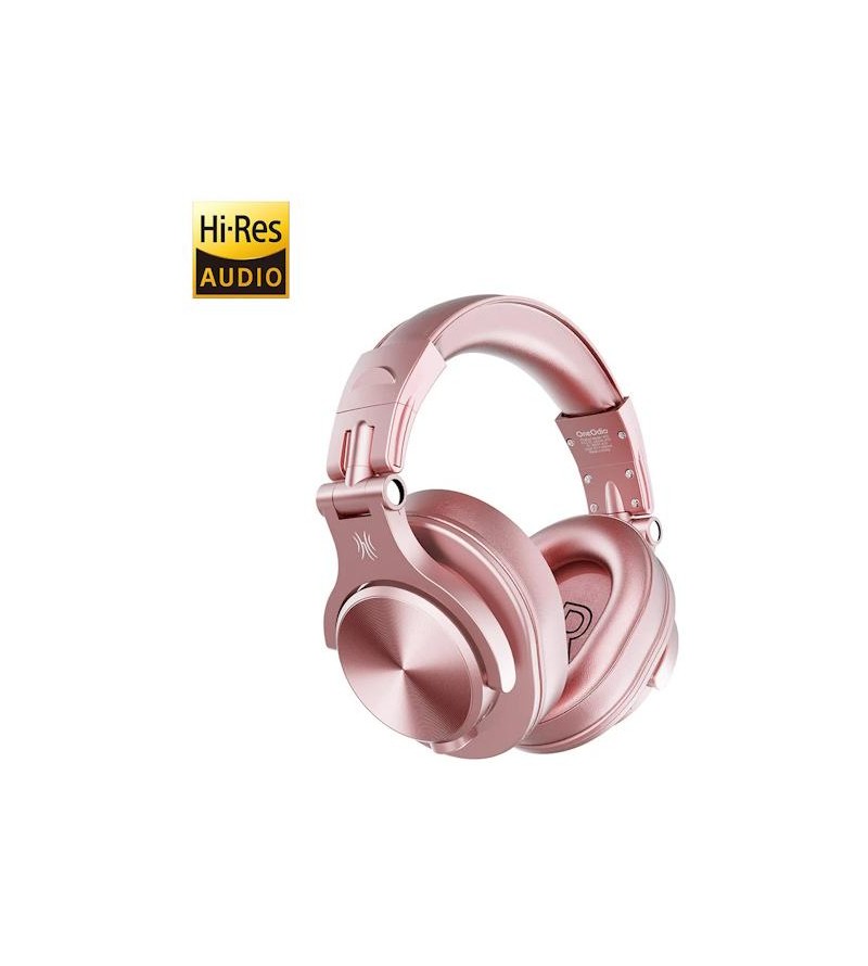 OneOdio Fusion A70 Hi-Res Cuffie DJ Wireless, Cavo e Microfono Rose Gold