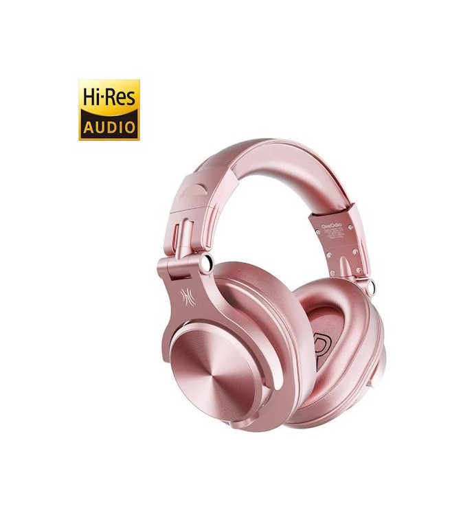 OneOdio Fusion A70 Hi-Res Cuffie DJ Wireless, Cavo e Microfono Rose Gold