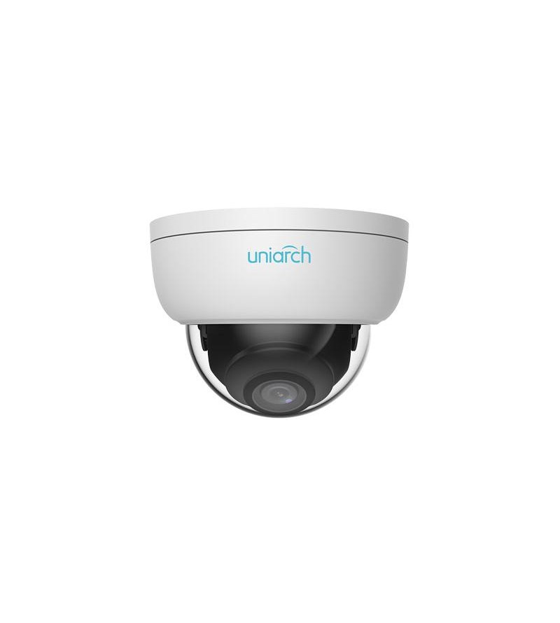 2MP Uniarch Minidome IPCamera, Ottica 2.8mm Ultra265, Ik10