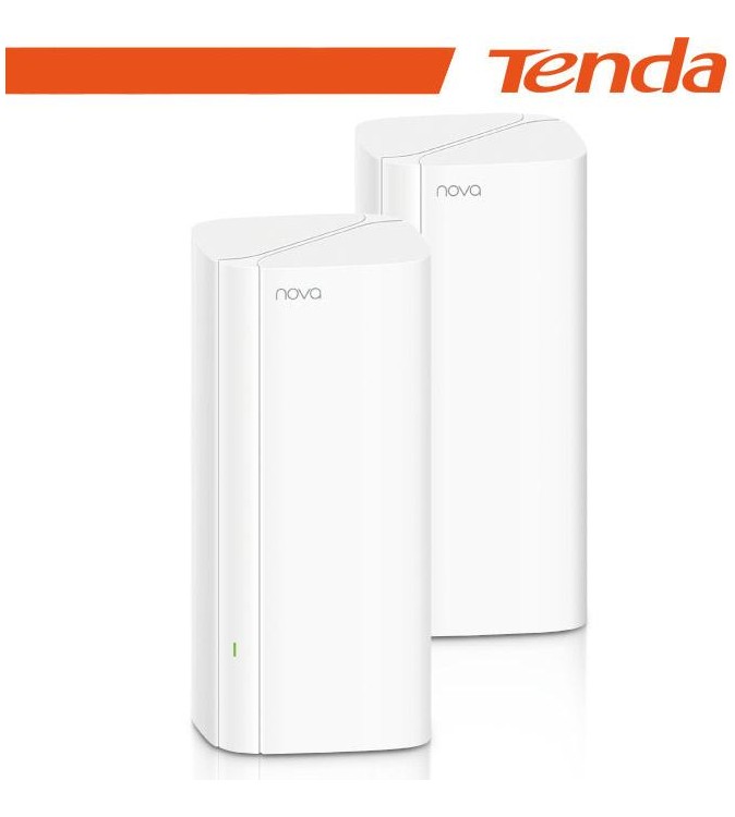 Tenda Sistema Mesh Wi-Fi 6(AX3000) 3port GE -Kit 2 pz(fino510 m²) | EX12(2-pack)