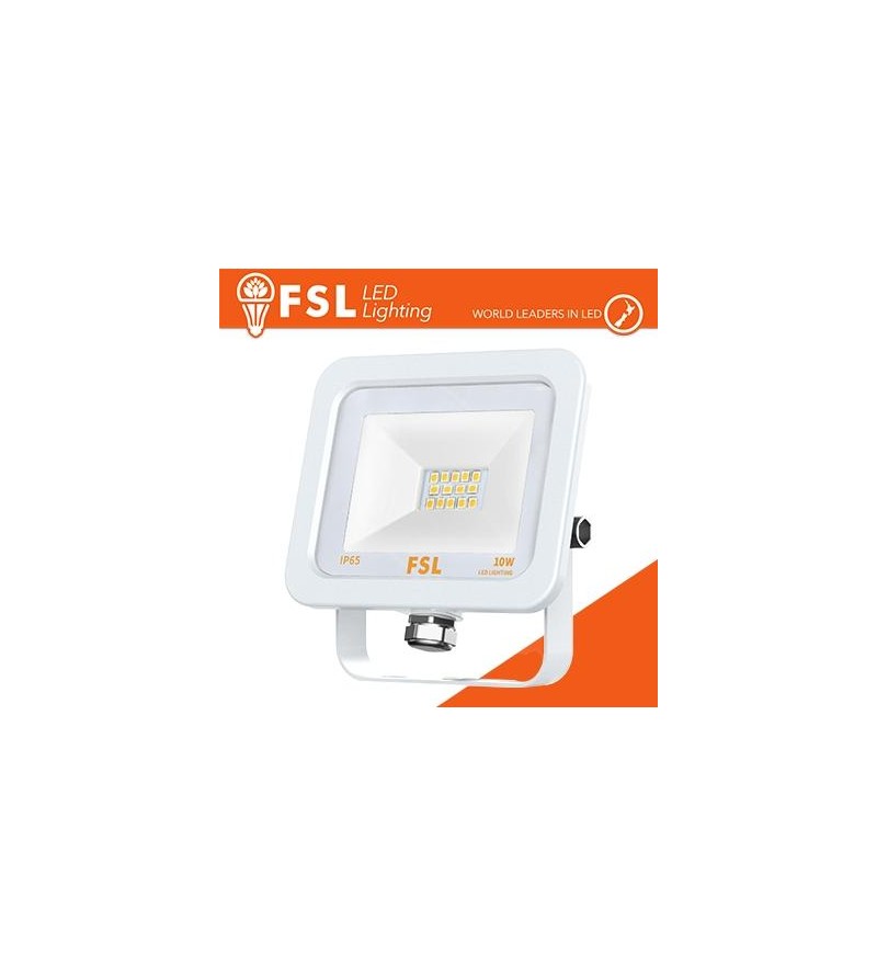 Proiettore per esterni Bianco 10W - IP65 115° 4000K
