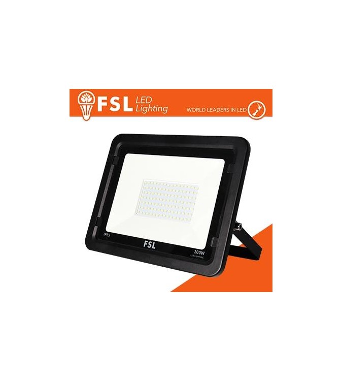 Proiettore per esterni Nero 100W - IP65 115° 4000K