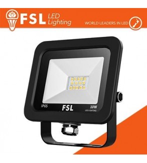 Proiettore per esterni Nero 10W - IP65 115° 6500K