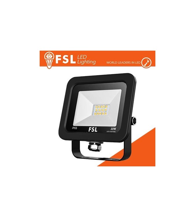 Proiettore per esterni Nero 10W - IP65 115° 6500K