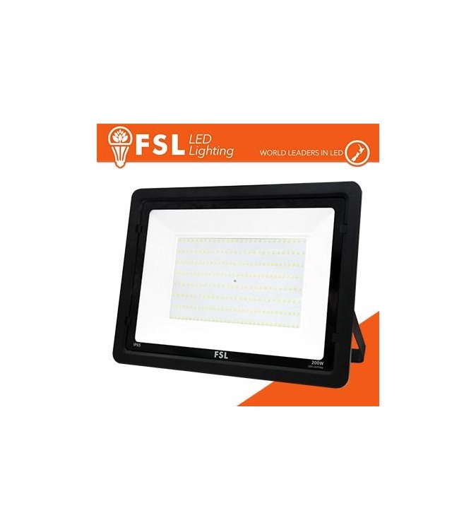 Proiettore per esterni Nero 200W - IP65 115° 4000K