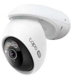 Tapo Telecamera di sicurezza Wi-Fi 4K 8MP panoramica/inclinabile per esterno