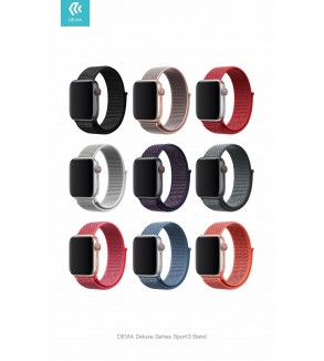 Cinturino Apple Watch 4 serie 40mm Delux Sport 3 Cape Blue