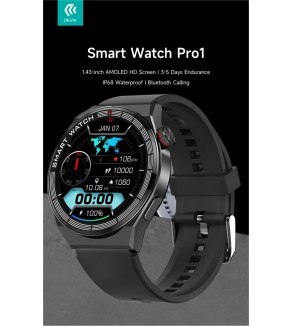 DEVIA Smart Watch Pro1 EM705 IP68 Display Amoled HD Nero