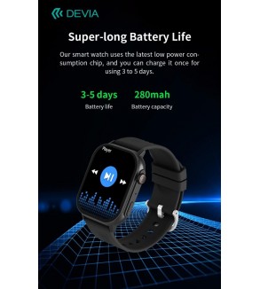 DEVIA Smart Watch AMOLED Pro2 IP67 modello ZL94 Nero
