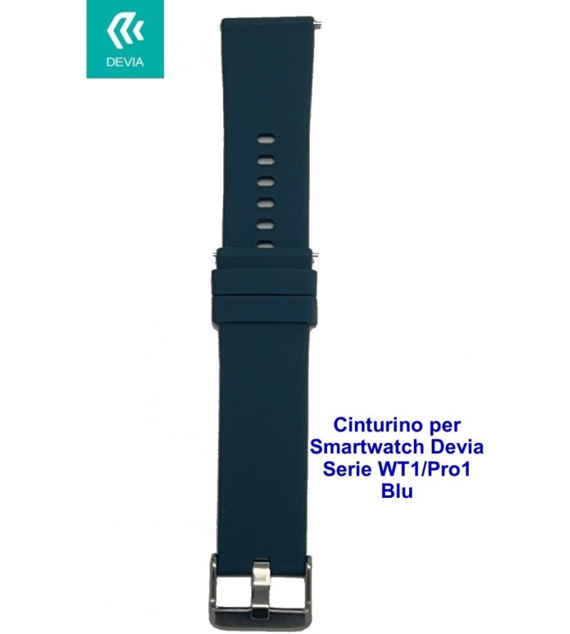 Cinturino per smartwatch Devia Serie WT1 / Pro1 Blu