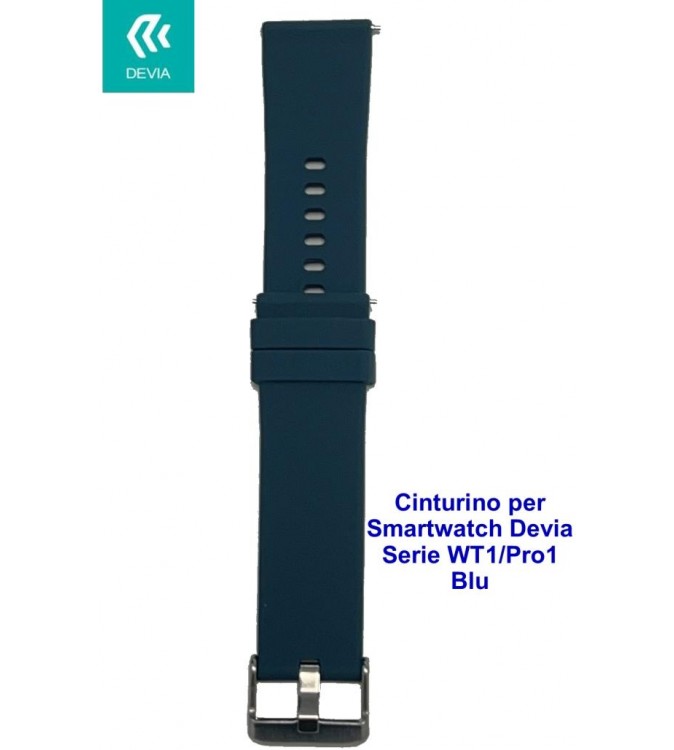 Cinturino per smartwatch Devia Serie WT1 / Pro1 Blu
