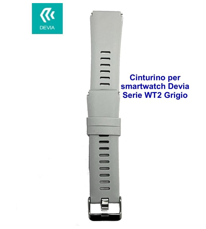 Cinturino per smartwatch Devia Serie WT2 Grigio
