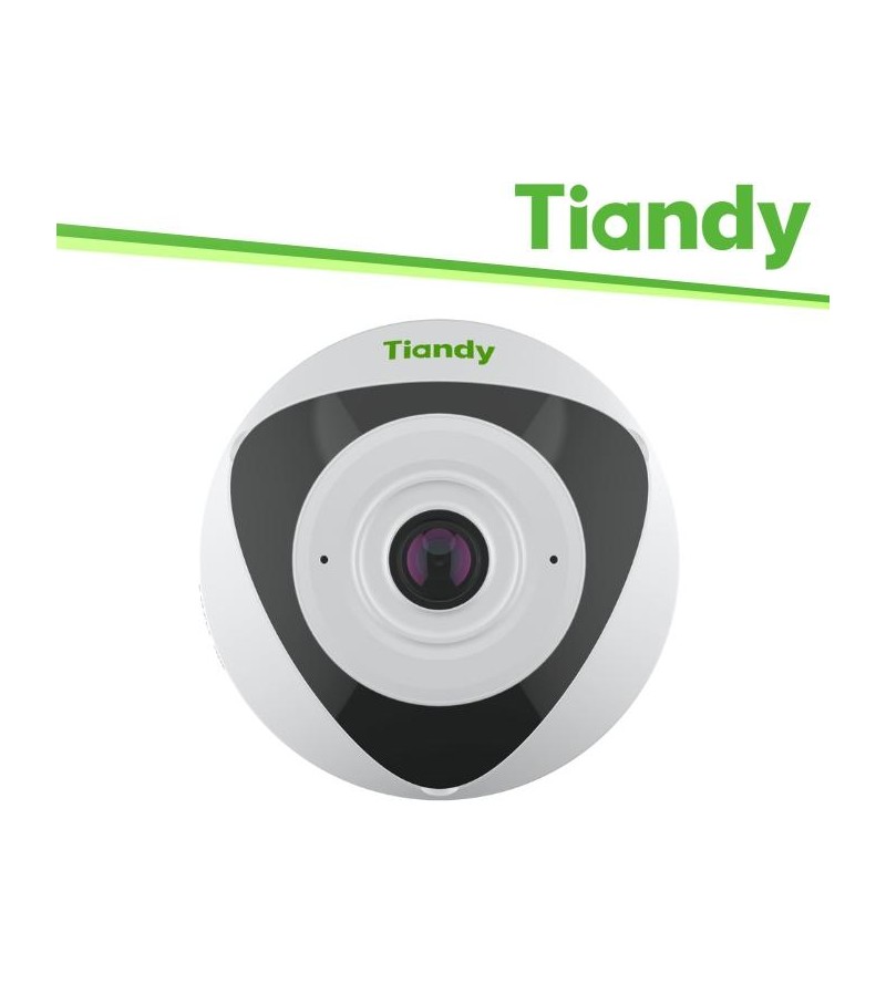 Tiandy Telecamera Fisheye Pro 5MP 1.4mm, Tripwire, Heatmap, PoE - TC-C35VN
