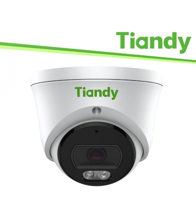 Tiandy Telecamera Turret Pro 8MP 4K 2.8mm Starlight, H/VD, PoE IP67 - TC-C38XQ