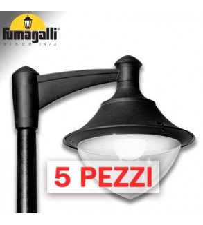 5x VIVI 400 NERO TRASP POWER LED E27 30W CCT SET