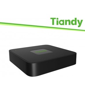 Tiandy NVR 5 Canali, 4 Porte PoE, 60/40Mbps, regist. fino a 5MP - TC-R3105